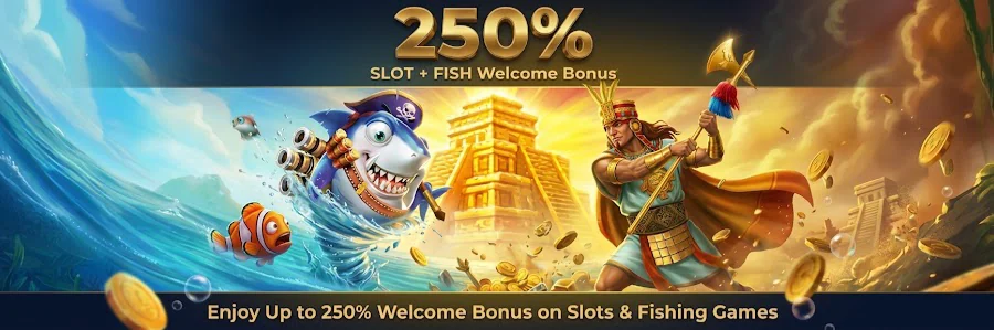 ozwin365ph 250% slot and fishing welcome bonus